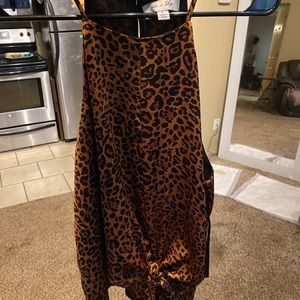 Cheetah Print Blouse